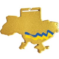 Медаль из Металла Украина Диаметр 60-100 мм Медаль из Металла Украина Диаметр 60-100 мм