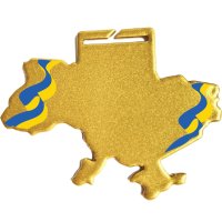 Медаль из Металла Украина Диаметр 60-100 мм Медаль из Металла Украина Диаметр 60-100 мм
