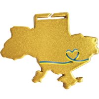 Медаль из Металла Украина Диаметр 60-100 мм Медаль из Металла Украина Диаметр 60-100 мм
