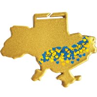 Медаль из Металла Украина Диаметр 60-100 мм Медаль из Металла Украина Диаметр 60-100 мм