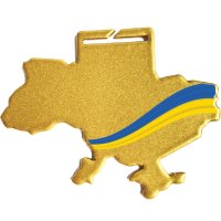 Медаль из Металла Украина Диаметр 60-100 мм Медаль из Металла Украина Диаметр 60-100 мм